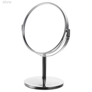 Miroirs compacts Miroir de maquillage Miroir de bureau Miroir de vanité rotative double face Bureau du miroir de vanité rotative double face D240510