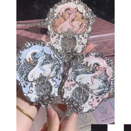 Miroirs compacts Flower Knows Mirror N Ballet Moonlight Mermaid Collection Handheld Limited Blanc Bleu Rose Chocolat Fée 240108 Dr Dhghf