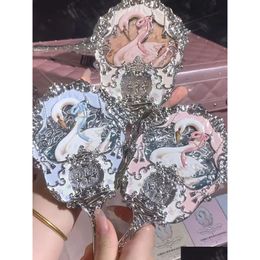 Espejos compactos Flower Knows Mirror N Ballet Moonlight Mermaid Collection Handheld Limited Blanco Azul Rosa Chocolate Fairy 240108 Dr Otaub