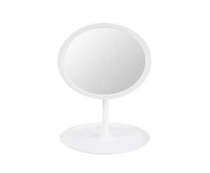 Miroirs compacts Miroir de maquillage à LED Tactile Sn Lampe de table de vanité éclairée 360 Rotation Cosmétique pour comptoir Cosmetics5255856
