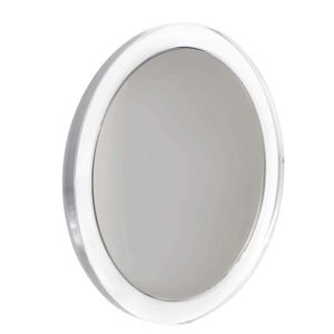 Espejos compactos de maquillaje espejo luminoso lupa 20x aumento de la tentación de tentación de maquillaje Q240509
