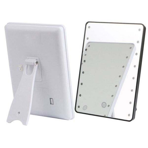 Miroir de miroirs compacts Miroir avec 16 LED