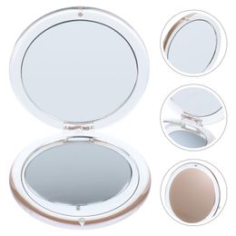 Miroirs Compacts Miroir 10X Mini Grossissant Pliant Rond Maquillage Cadeau 230520