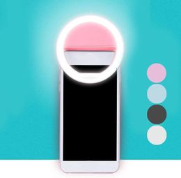 Compacte spiegels Selfie-ring Mobiele telefoonclip Lens Lichtlamp Litwod Led-lampen Droge noodbatterij voor Po-camera Goed Smartphone Beauty