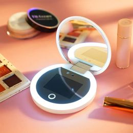 Miroirs compacts Caméra de test de protection solaire UV LED Miroir cosmétique Dispositif de crème solaire Miroir de peau Maquillage Condition Détection Efficacité Crème solaire 231120