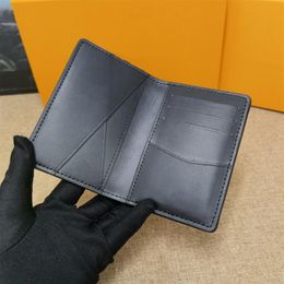 Compact Pocket Organiseer Holder Holder Woman Men's Embossed Pattern of Small Designer Card Holder Fashion Short Multiple Wallet Key C260E