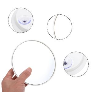 Miroir de vanité à ventouse compacte, grossissant mural pour cosmétiques, maquillage 10X, argent, miroir mural rond de voyage 231030