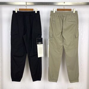 Pantalon d'entreprise Badge boussole pour hommes et femmes, poche cargo brodée, pantalon décontracté de styliste, bas de survêtement en pierre cp i311L