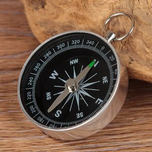 Compass G44 Compass Keychain Pendant Pendant Aluminium Alloy Metal Material Portable Gift Mini Pocket Pocket Outdoor Adventure Travel