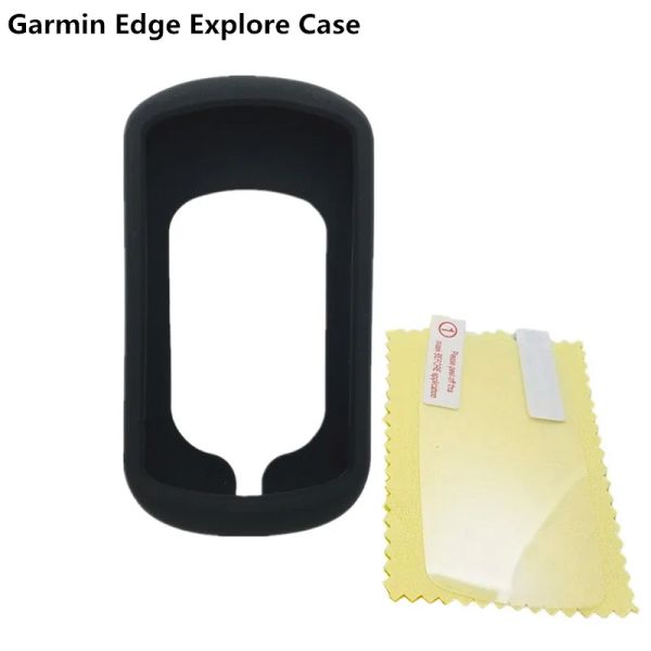 Compass Generic Bike Gel Skin Case d'écran de protecteur d'écran pour Garmin Edge Explore GPS Quality Black Case pour Garmin Explore