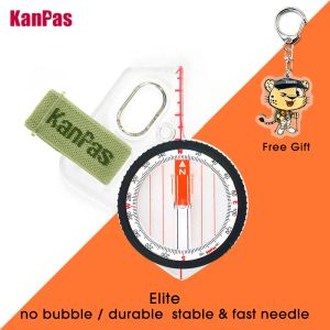 Compasse Kanpas Elite Competition Orientering Thumb Compass with Silicon Ring, MA43FS