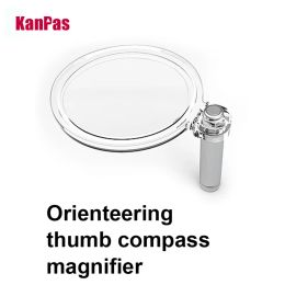 Compass Kanpas Orienteering Compass Magnifier lens pour la carte, livraison gratuite, L49 de l'équipement d'orientation des produits d'orientation