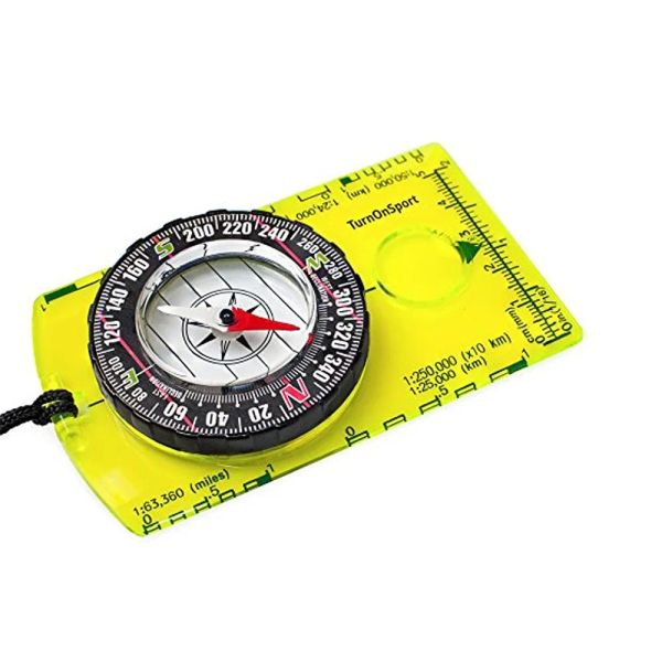 Compass Orienteering Compass Map Scale Randonnée Backpacking Camping Navigation Professional Field Compass for Map Lead Liading Cadeaux