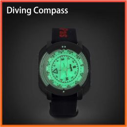 Kompas Outdoor Kompas Professioneel 60M /197Ft Duikkompas Waterdicht Navigator Digitaal Horloge Scuba Kompas voor Zwemmen Duiken