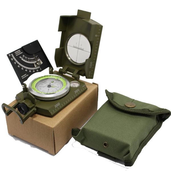 Compass Supervivencia al aire libre Militar Camping Camping Senderismo Agua Compass Geological Compass Compass Digital Camping Navigation Equipment