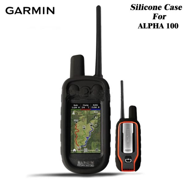 Compasse Protect Silicone Case S pour le GPS de poche Garmin Alpha 100 Garmin Alpha 100 Case de boîtier de qualité Protecteur d'écran pour Alpha 100 Garmin Alpha 100