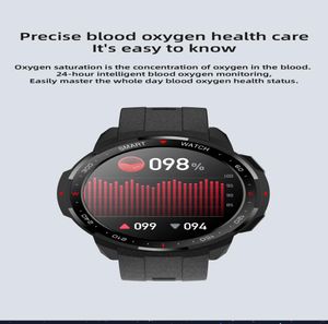 Brújula Reloj inteligente 8G memoria MP3 llamada bluetooth IP67 relojes impermeables hombre mujer Frecuencia cardíaca Sangre bt llamada Música Pulsera inteligente1406913