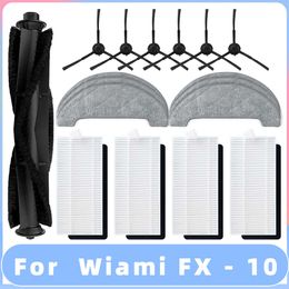 Compatible pour wiami fx 10 vas robotiques rouleau côté principal pinceau hepa filtre mop tissu