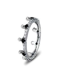 Compatible avec les bijoux anneaux en argent des bagues de couronne enchantées avec CZ 925 Bijoux en argent sterling bricolage entier pour les femmes20271526507283