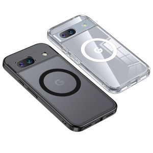 Compatible avec Magsafe, étui magnétique Transparent mince et résistant aux chocs pour Google Pixel 8A 8 Pro 7 7A, housse de protection rigide pour téléphone