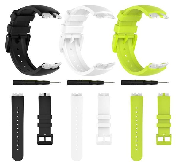 Compatible con Ticwatch S correa de silicona suave pulsera de repuesto bandas de goma deportivas 5281202