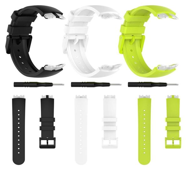 Compatible avec TicWatch S Soft Silicone Sangle Bracelet Remplacement des élastiques Sport5598410