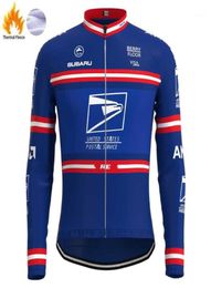 Compétition US Postal Team homme rétro cyclisme maillot polaire manches longues vêtements vtt vélo Triathlon Hombre11827827