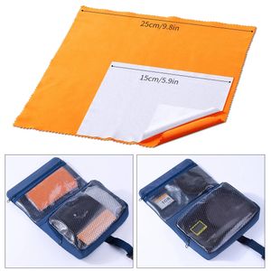 Kit complet de combinaison de nettoyage pour appareils photo reflex et objectifs optiques reflex numériques avec sac étanche bleu