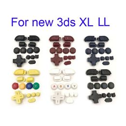 Terminer les boutons de boutons complets Abxy L R ZL Zr D-Pad Home Buttons pour Nintendo New 3DS XL LL Boutons DHL FedEx UPS