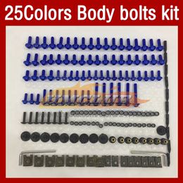 Kit completo de tornillos de carenado para motocicleta, Kit completo de tornillos para KAWASAKI NINJA ZZR250 ZZR-250 90 91 92 93 94 95 96 97 98 99 90-99 MOTO Body Parabrisas Tornillos Tuercas Tuercas 268PCS / Set