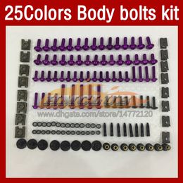 Kit completo de tornillos de carenado para motocicleta, Kit completo de tornillos para KAWASAKI NINJA ZZR400 ZZR 400 1993 94 1995 1996 1997 1998 1999 2000 MOTO Body225E