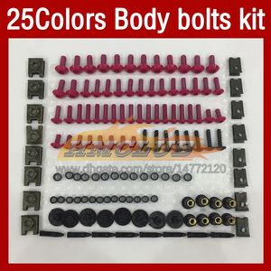 Complete motorfietsbeurtjes Bouten Volledige schroefkit voor Yamaha YZF-R1 YZF-1000 YZF1000 YZF R1 1000 CC YZFR1 02 03 2002 2002 Moto Body Windschroeven Boutschroeven Moer moer 268 st.