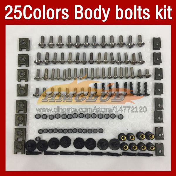 Kit complet de vis de boulons de carénage de moto pour BMW K1200S K1200 S K 1200 S K 1200S 05 06 07 08 2005 2006 2007 2008 MOTO corps pare-brise boulon vis écrou écrous 268 pièces/ensemble