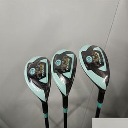 Complete set clubs Dames Nieuwe Golf Hybride met Shaft Ichiro Honma 22/25/28 Exceed Standard Mood High Reverse L Drop Delivery Sport Otopt