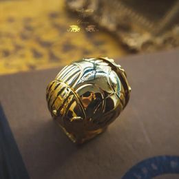 Componenten Gouden Snitch Ring Box Sieraden Opbergdoos Organizer voor Meisje Voorstel Creatieve Trouwringen Opbergdoos Case Cadeau-ideeën