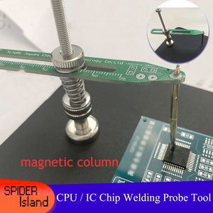Composants IC puce module cpu circuit imprimé PCB production électronique soudage sonde de test fixe pressant aiguille brûlant outil