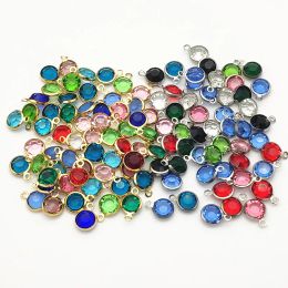 Componenten newarrival!9x12 mm 100 der roestvrijstalen hangers Glazen ronde charme voor handgemaakte oorbellen DIY -onderdelen, sieraden bevindingen