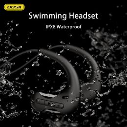 Componentes auriculares de natación profesionales 8GB Music Player Auriculares Bluetooth auriculares IPX8 IMPRESIONANTE SUBIERTA SUBITOR HD SUNBORTS ARBUDS
