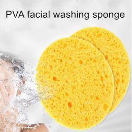 Gecomprimeerde cellulose gezichtssponzen diepe reiniging spons make -up remover spons