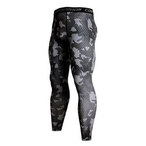 Pantalon de Compression collants de course hommes entraînement Fitness sport Leggings gymnastique Jogging pantalon homme vêtements de sport Crossfit Yoga bas