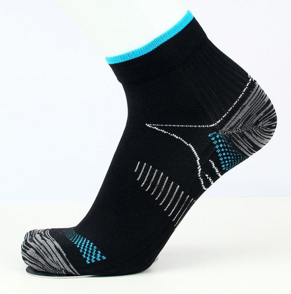 Chaussettes de compression 15-20 mmHg est le meilleur médical athlétique pour hommes femmes course vol voyage infirmières unisexe coton cheville chaussettes S/M L/XL