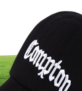 Compton Baseball Cap Men Femmes Snapback Hip Hop Hat Black White Casquette J12256970761