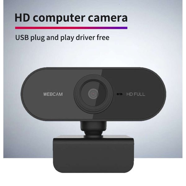 Caméra haute définition 1080P pour ordinateur, avec Microphone intégré, caméra réseau USB, Webcam