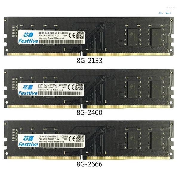 Pièce de modification entièrement compatible de bureau de carte mémoire de l'ordinateur 8G DDR4