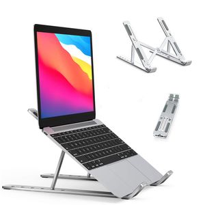 Accessoires d'ordinateur support portable support de support de support réglable en aluminium pliable portable pliable support de support tablette de bureau 1xbjk2105