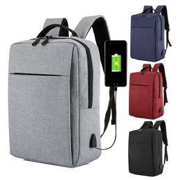 Computer Backpack USB Backpacks Laptop Bag aangepast Logo Business Gift Meeting Bags290i
