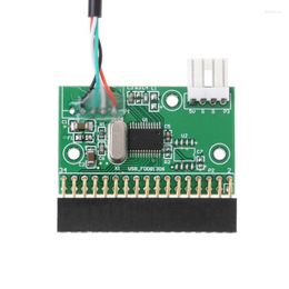 Computerkabels 1,44 MB 3,5 "USB -kabeladapter tot 34pin Floppy Drive Connector U Disk PCB -kaart