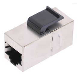 Câbles d'ordinateur 1PC RJ45 CAT6 Coupleur modulaire à blindage Module d'alliage zinc Connecteur Ethernet LAN Cableau réseau Adaptateur