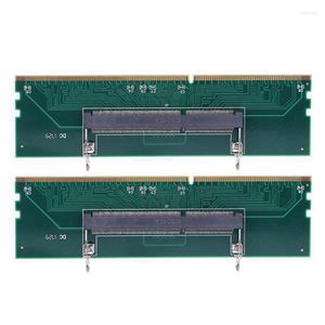 Computerkabels 2 PCS DDR3 Notebook-geheugen naar desktop-connectoradapterkaart 200 Pen So-Dimm 240 DIMM