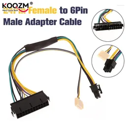 Computer Kabels 24 Pin Naar 6-pin ATX Moederbord Adapter Power Voor HP Z220 Z230 SFF MT TWR Serie 4000 6005 8300 ProDesk 600 G1 EliteDesk 800